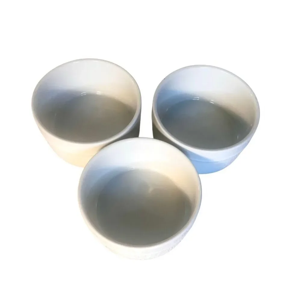Set of  3 White  Home Trends CANOPY Fruit / Cereal Bowls